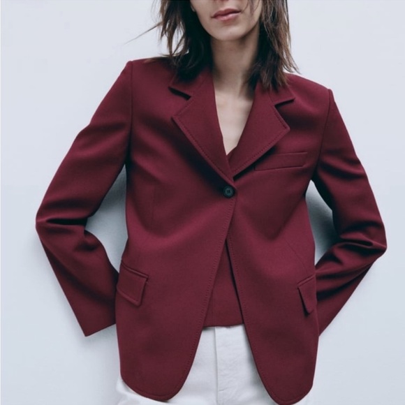 Zara NWT Wine Midi Pencil Skirt size M - Picture 17 of 17